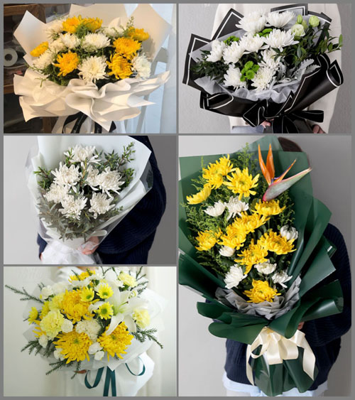 安徽铜陵市义安区五松镇白事花束代送